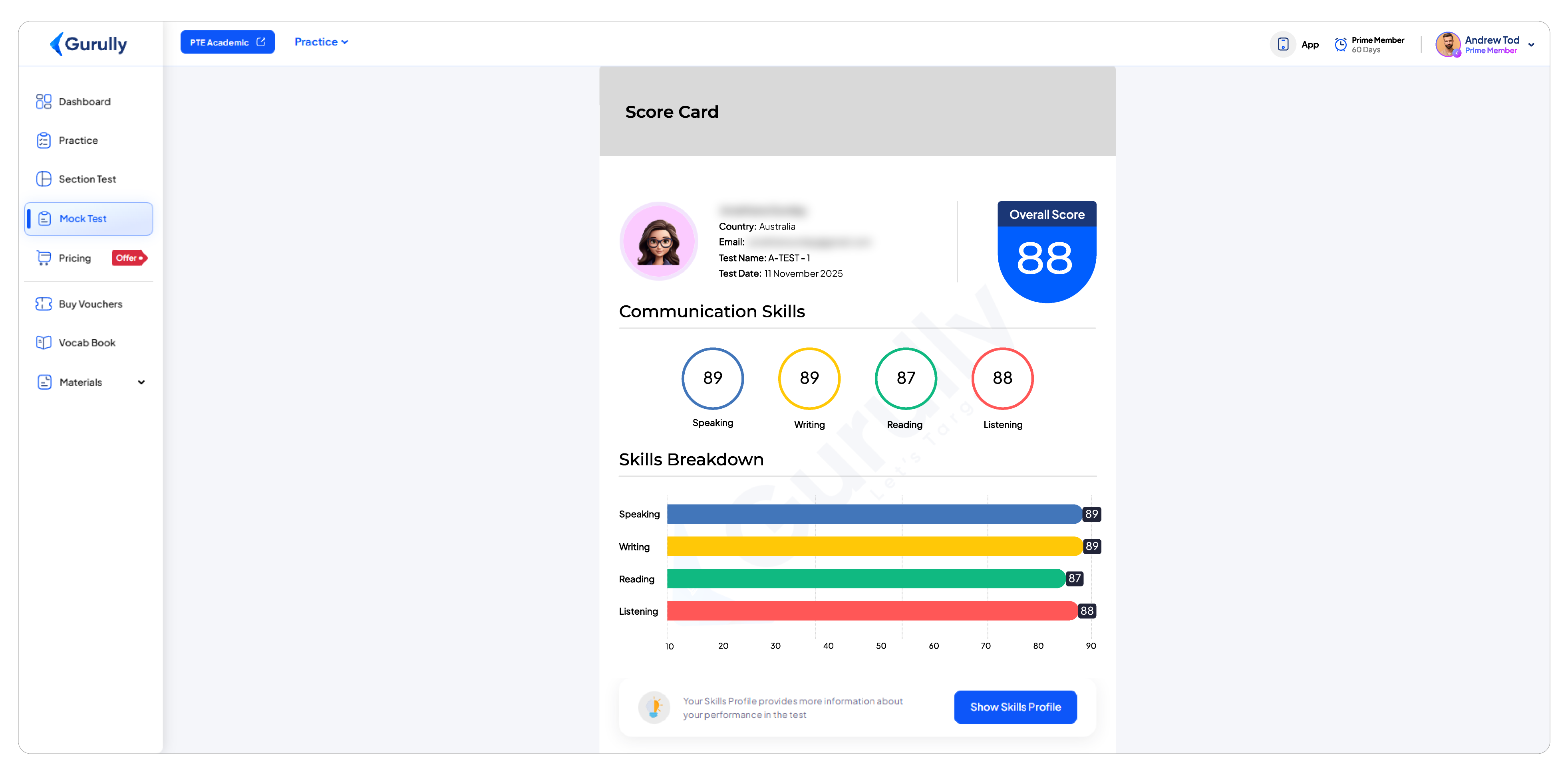 PTE Mock Test Practice
