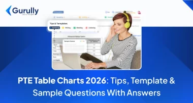 PTE Table Chart Tips, Template & Sample Questions with Answers to Score High