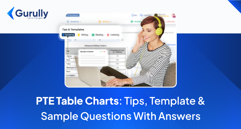 PTE Table Chart: Tips, Template & Sample Questions with Answers to Score High