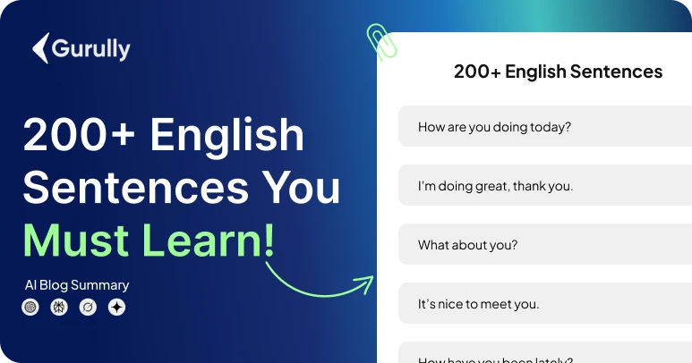 English Sentences Used in Daily Life