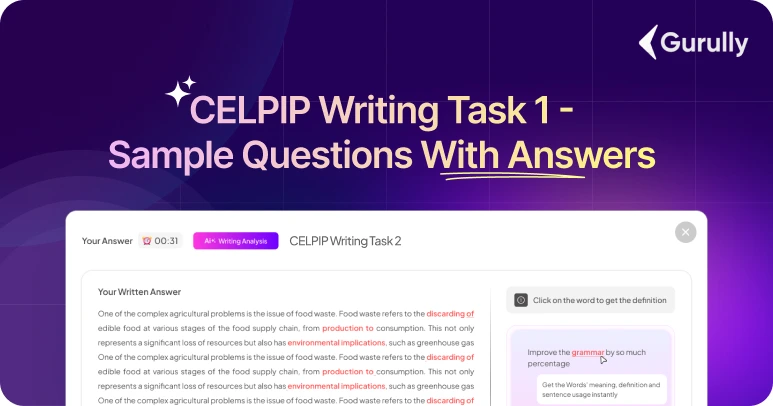 CELPIP Writing Task 1 Samples with Answers