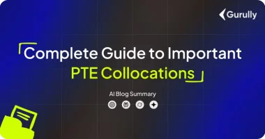 Collocations for PTE