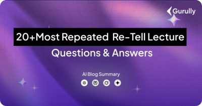 20+ Most Repeated PTE Retell Lecture Examples