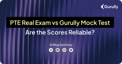 PTE Real Exam vs Gurully Mock Tests